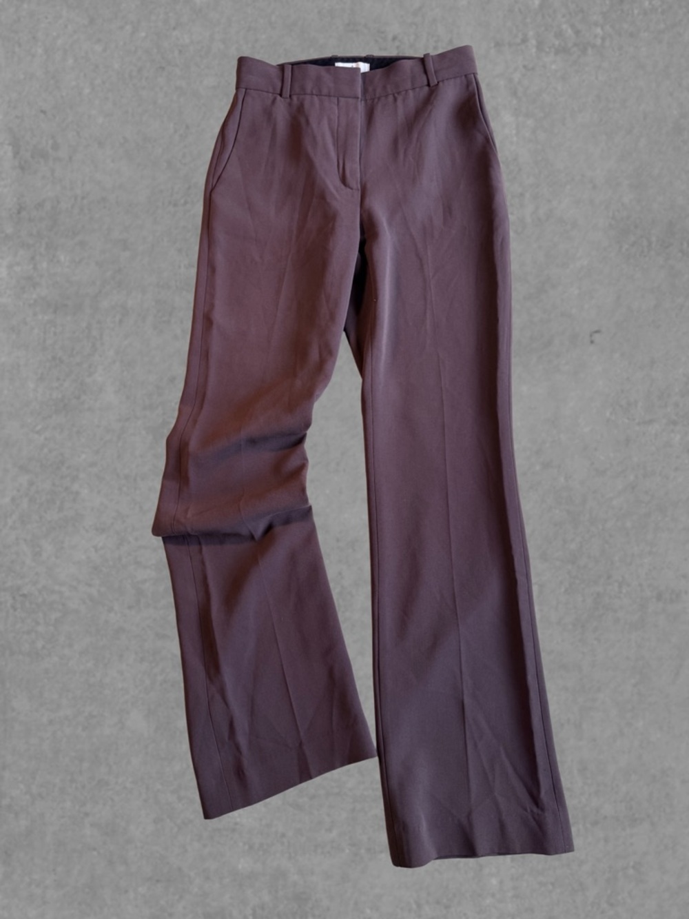 Aritzia Boot Cut Dress Pants in Chocolate Brown